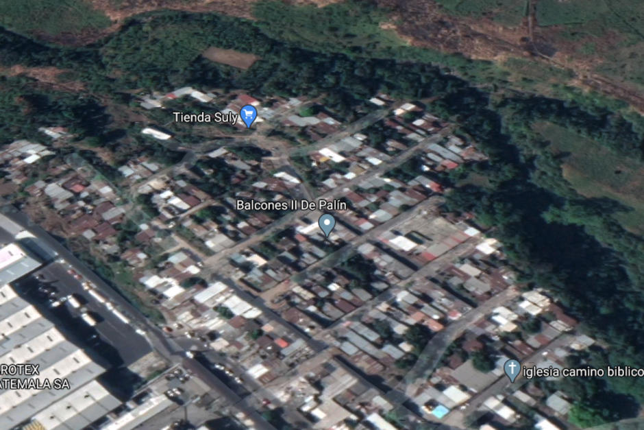 La Municipalidad de PalÃ­n ordenÃ³ la evacuaciÃ³n de algunas viviendas de la colonia "Balcones II" al considerar Ã¡rea inhabitable el lugar donde se construyeron. (Foto: Google Maps)