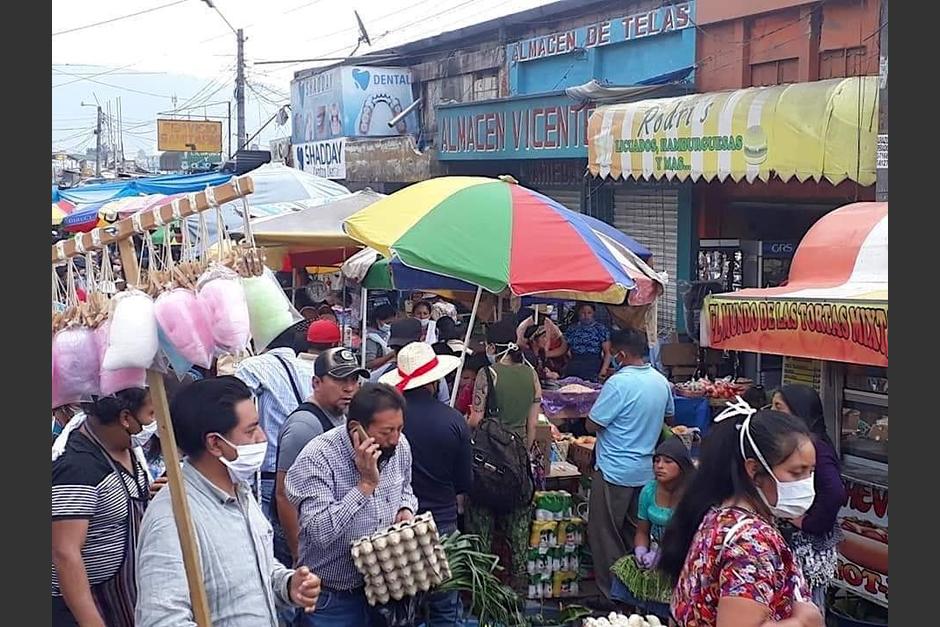 La Terminal de Minerva, en Quetzaltenango, el pasado 31 de julio. (Foto: Stereo100)