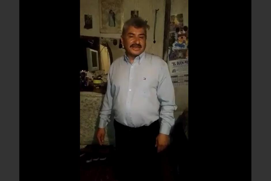 Fabio Vásquez conocido como "El Lobo" se hizo viral en redes sociales. (Foto: captura video)&nbsp;