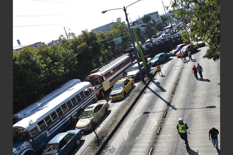 Transporte de Villa Nueva hacia el Cenma no est&aacute; autorizado. (Foto: Archivo/Soy502)