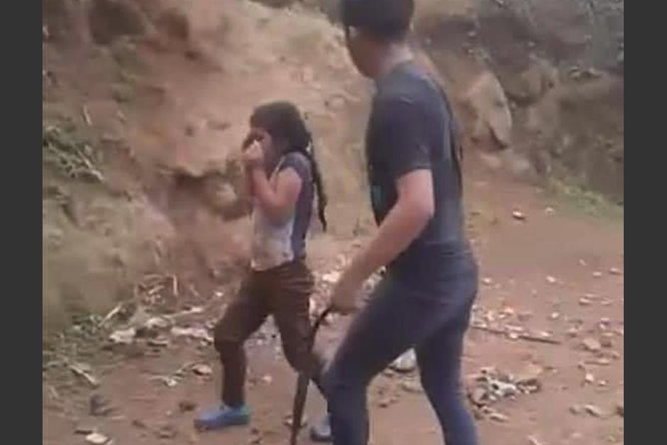 Capturan a agresor de una menor que fue agredida en San Juan Sacatepéquez. (Foto: Captura de pantalla)