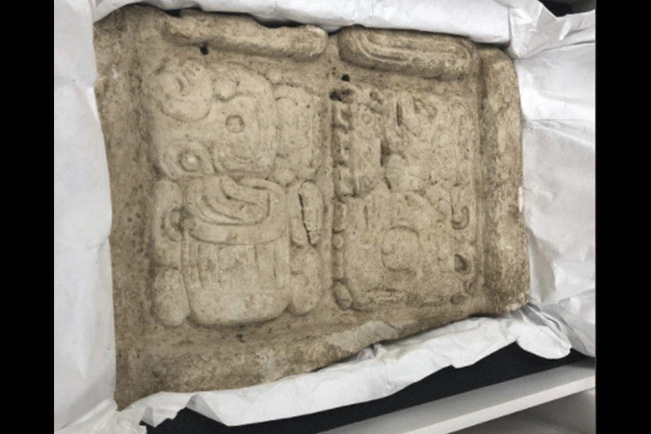 En 2018, el consulado de Guatemala, en Miami, recibi&oacute; del Museo de Arte Lowe de la Universidad de Miami la pieza. (Foto: Minex)&nbsp;