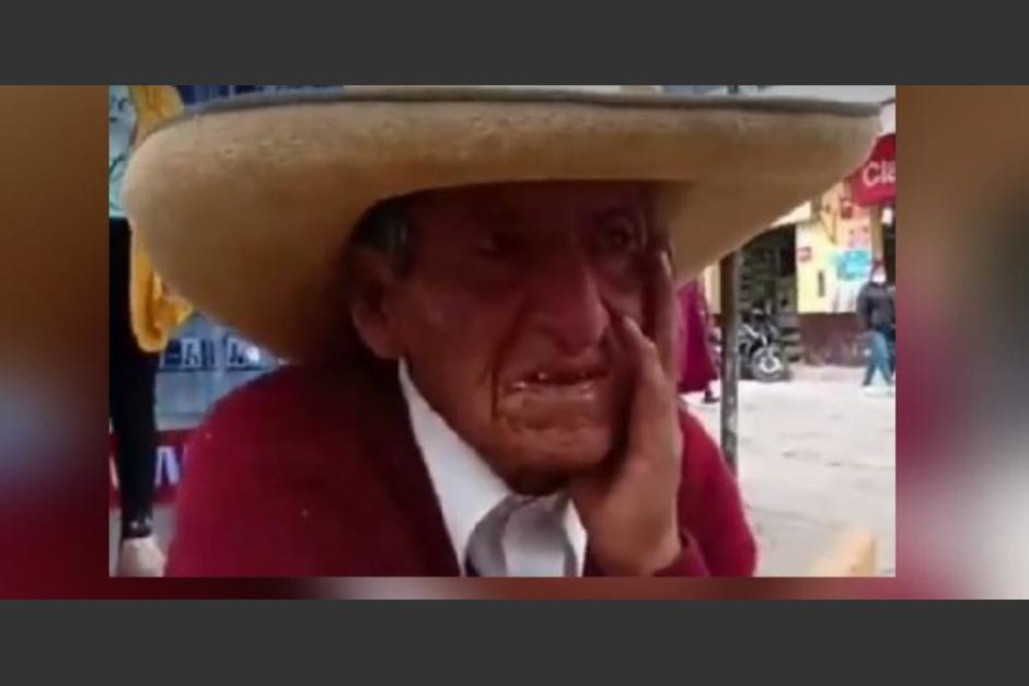 El abuelo originario de Per&uacute; se volvi&oacute; tendencia en redes sociales. (Foto: captura video)&nbsp;