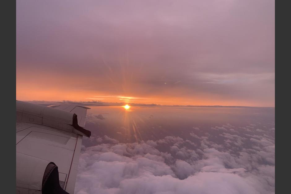 Avión llega dentro del ojo del huracán Laura. (Foto: Twitter/Tropical Nick Underwood)