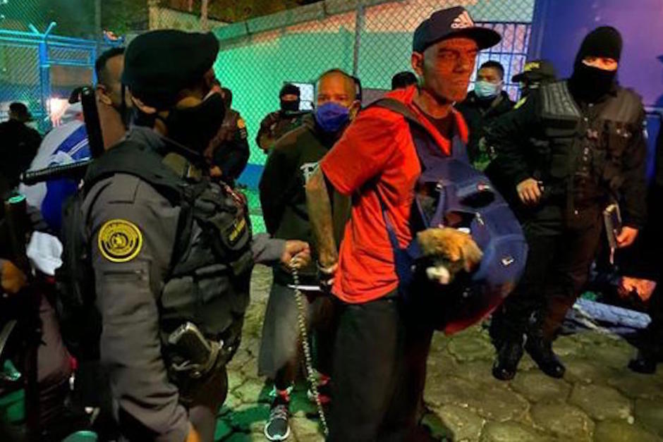 Alias el Smurf es un peligroso pandillero de la mara Barrio 18.&nbsp;(Foto: Presidencia)&nbsp;