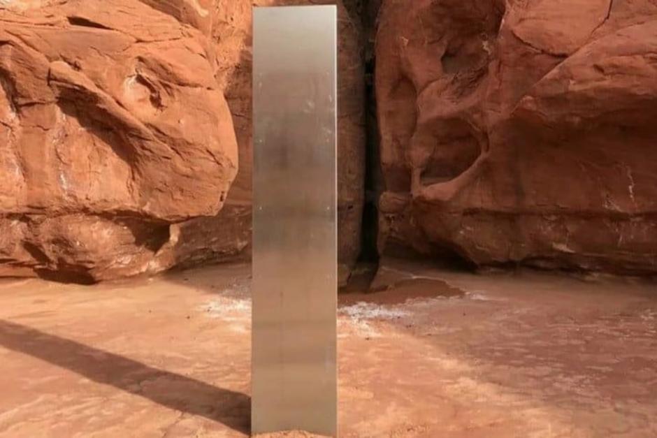 El fot&oacute;grafo ha revelado detalles sobre el monolito met&aacute;lico que se encontr&oacute; en el desierto en Utah. (Foto: Yahoo! Noticias)