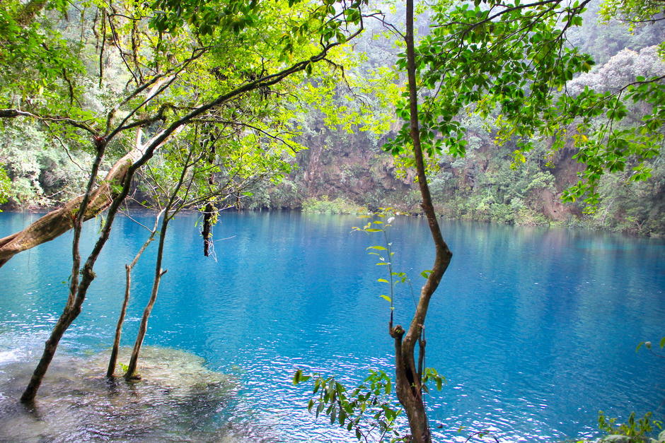 Cerca de la Laguna Brava existen tres cenotes escondidos entre bosques y r&iacute;os. (Foto: Fredy Hern&aacute;ndez/Soy502)