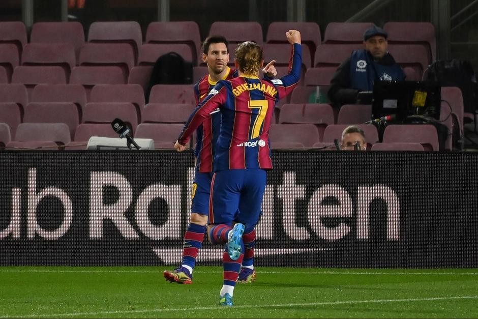 El Barcelona estuvo falto de tino y logr&oacute; la anotaci&oacute;n cerca del final del partido. (Foto: AFP)&nbsp;