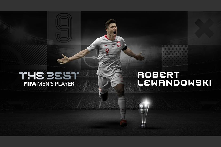 Sin sorpresas: Robert Lewandowski se lleva el The Best tras un gran a&ntilde;o con el Bayern. (Foto: FIFA)&nbsp;