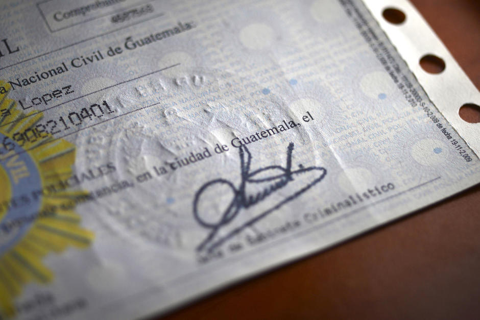 Los antecedentes policiales son indispensables para solicitar un trabajo o renovar tu expediente en tu empresa. (Foto: Soy502)