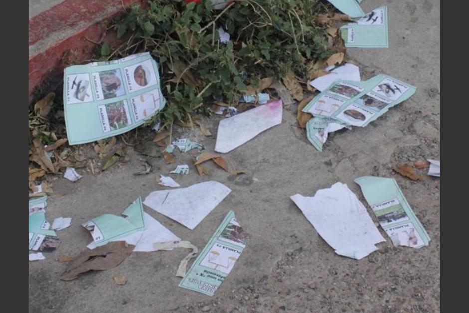 Una turba irrumpió en un centro electoral durante las Elecciones Generales de 2019 y destruyó material electoral. (Foto: Archivo/Soy502)