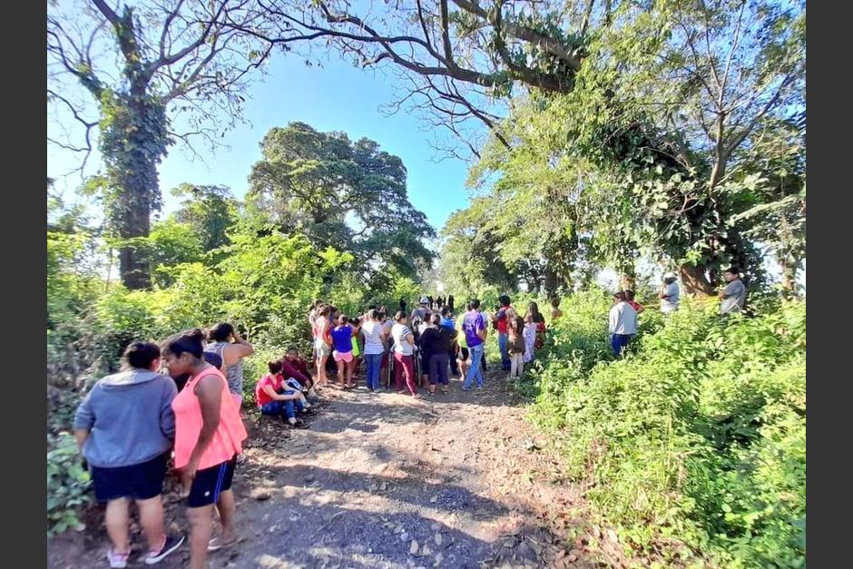 El cuerpo de la niña Irma Misleidy Elizabeth Menendez Hernández, de 13 años, fue localizado sin vida en un un área boscosa de Santa Lucía Cotzumalguapa, Escuintla. (Foto: PNC)
