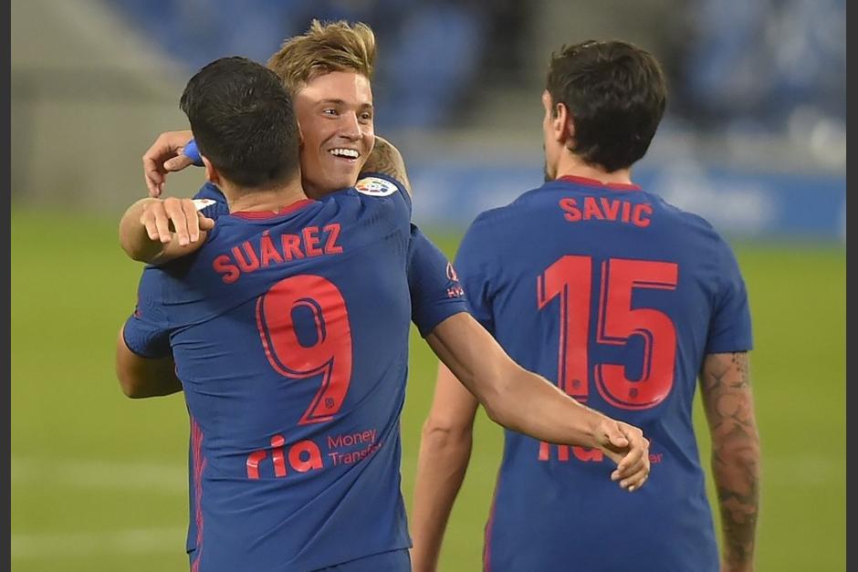 El equipo colchonero se reafirma en el liderato y se va a disfrutar la Navidad con tranquilidad. (Foto: AFP)