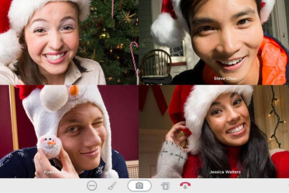 Los Fondos navide&ntilde;os m&aacute;s fiesteros para descargar. (Foto: ooVoo)
