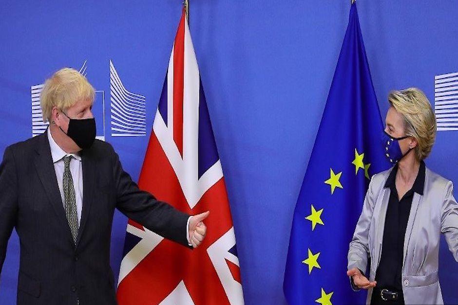 Se trata de la firma del primer acuerdo de libre comercio basado en cero aranceles y cuotas (Foto: AFP)