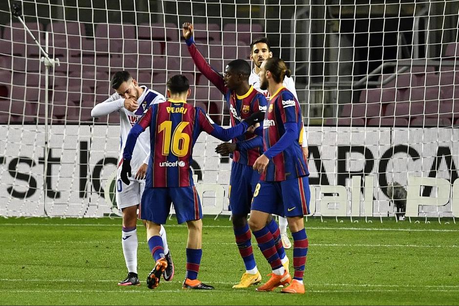 El Barcelona consiguió un sufrido empate en el último partido del 2020 para el cuadro culé. (Foto: AFP)