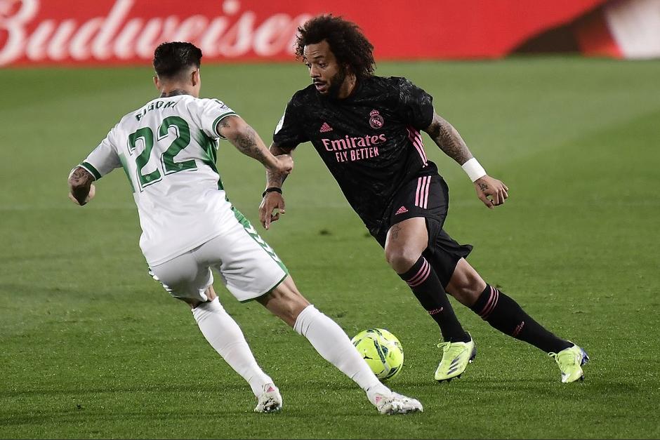 El Madrid venció sin problema al Elche en su última jornada del 2020. (Foto: AFP)&nbsp;