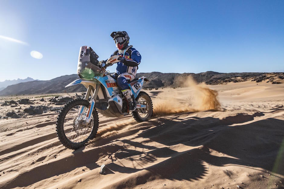 Francisco Arredondo en plena competencia en el Rally Dakar 2019. (Foto: Cortesía)