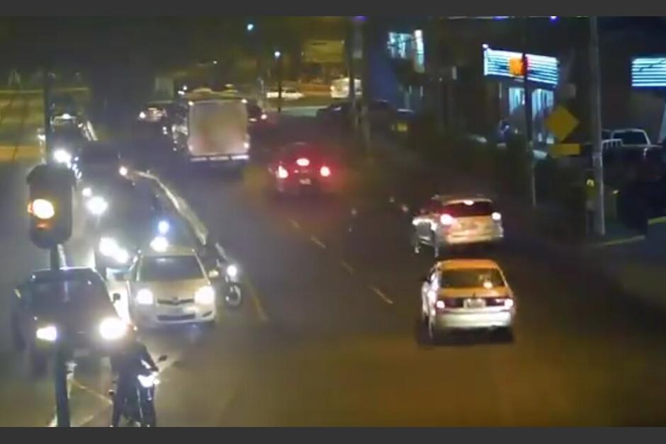 Un peatón fue atropellado por imprudencia. &nbsp;(Foto. captura de pantalla)&nbsp;