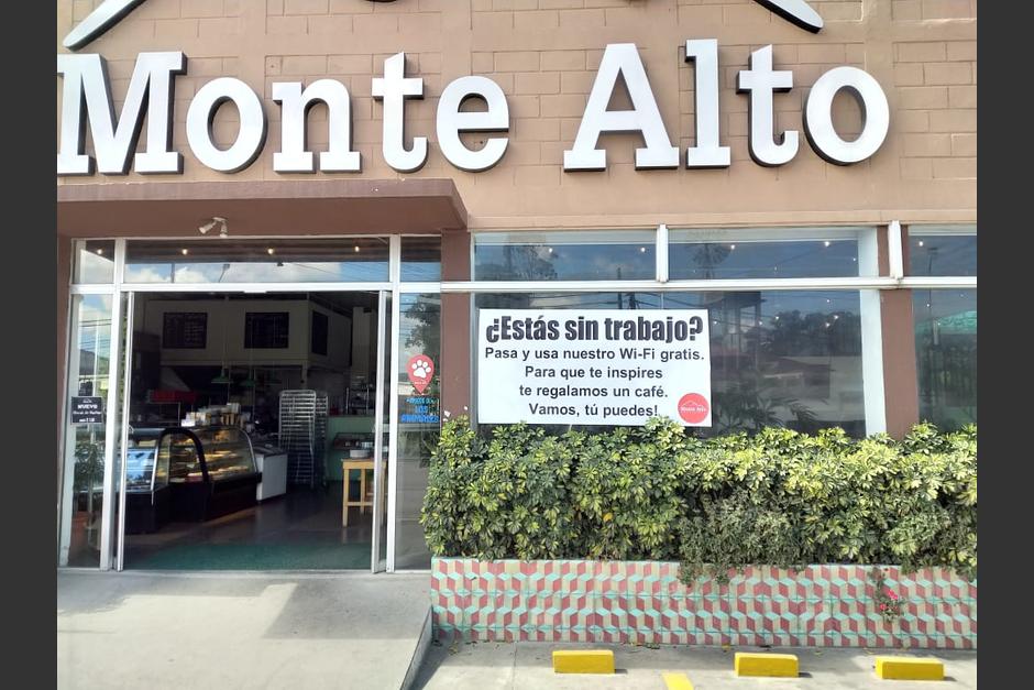 El gesto ha sido aplaudido por muchas personas en las redes sociales. (Foto: Restaurante Monte Alto)