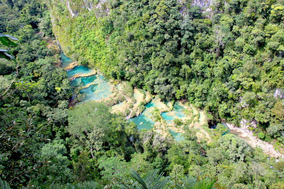Semuc Champey fue declarado monumento natural en 2005 y es uno de los sitios que los guatemaltecos deben sumar a su lista de sitios por conocer. (Foto: Fredy Hernández/Soy502)