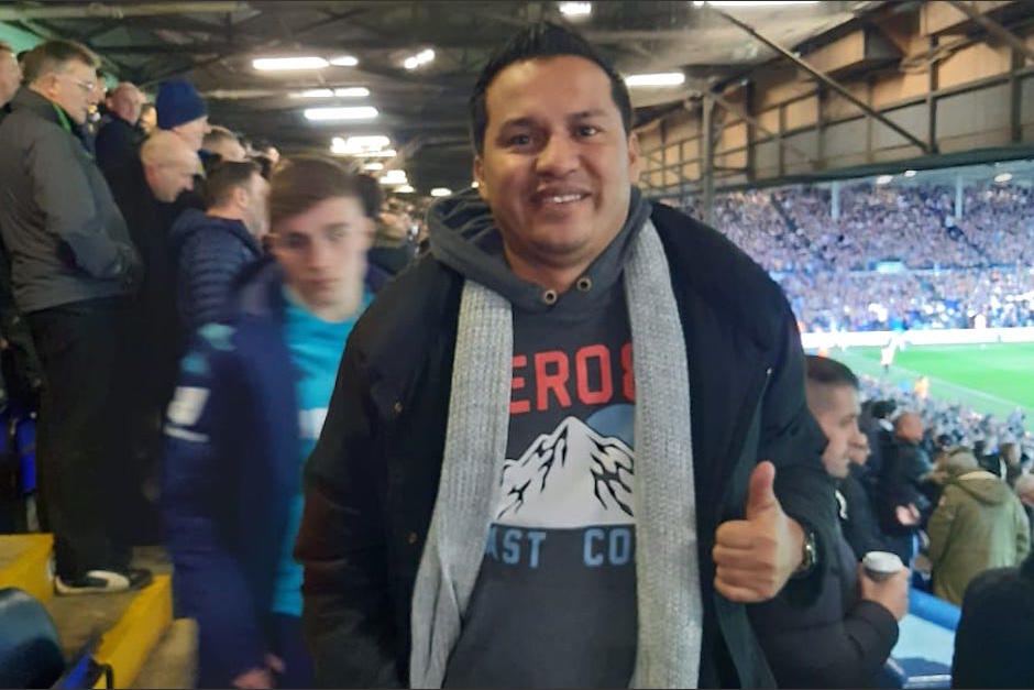 Amarini Villatoro en el&nbsp;Elland Road,&nbsp;de la ciudad de Leeds. (Foto: Cortesía)