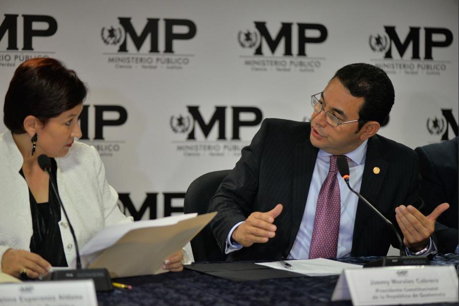 La exfiscal General Thelma Aldana pide investigar a Jimmy Morales por "plazas fantasma". (Foto: Archivo/Soy502)