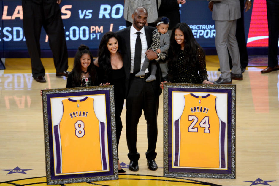 Kobe Bryant nunca se separ&oacute; de su familia, aqu&iacute;&nbsp;