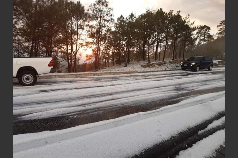 El frío afecta esa región según confirmó la Conred. (Foto: MeteorologíaGT)&nbsp;