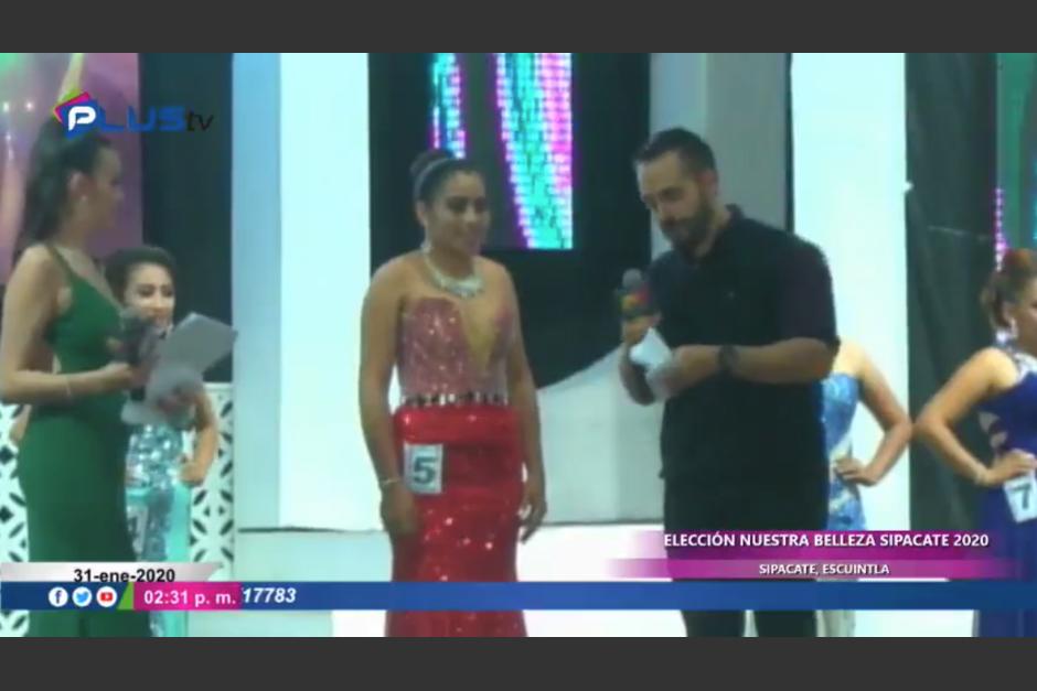 Pedro Ochandiano fue el conductor del certamen donde surgió la curiosa e insólita respuesta. (Captura Video)