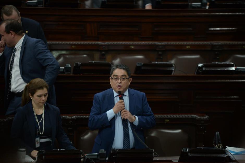 El procurador rindió su informe anual al Congreso este martes. (Foto: Wilder López/Soy502)