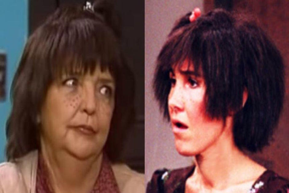 La actriz que dio vida a doña Espotaverderona&nbsp; en Los Caquitos del programa Chespirito de parte de Florinda Meza. (Foto: Captura de Video)