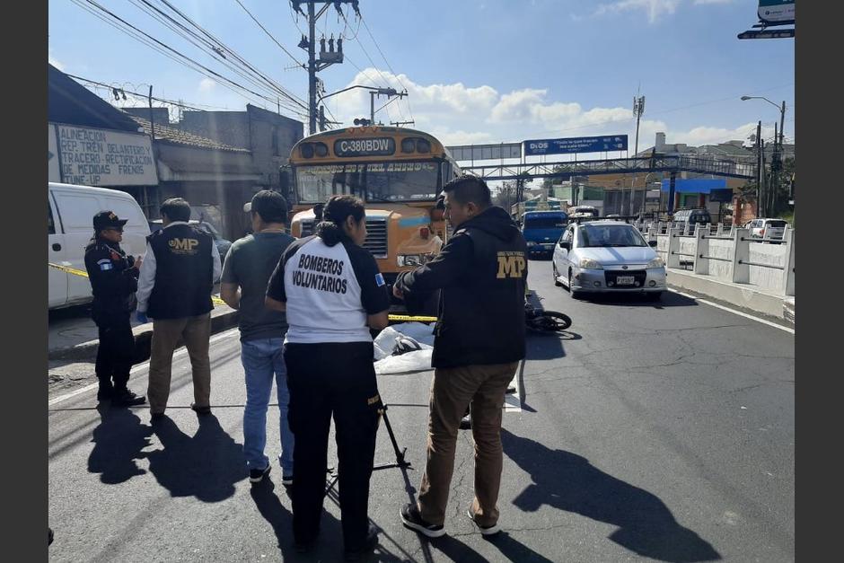 Un accidente se report&oacute; la ma&ntilde;ana de este viernes. (Foto: Pablo Morales/Mixco)&nbsp;