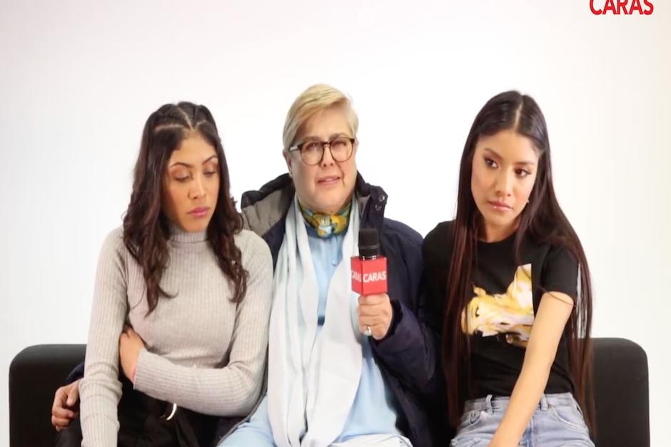 La joven se muestra inc&oacute;moda porque Blanchet rodea con su brazo, le toca la cintura y la pierna (Foto: captura de pantalla)