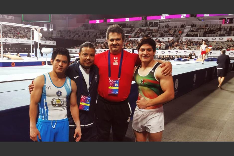 El gimnasta consiguió su pase a otra final en el Mundial de&nbsp;Melbourne. (Foto: Twitter/Jorge Vega)&nbsp;
