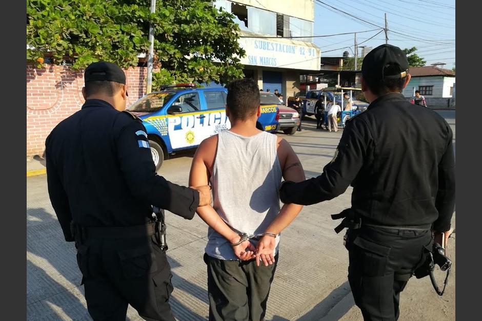 El hombre fue detenido en marzo del a&ntilde;o pasado cuando sal&iacute;a de la casa donde cometi&oacute; el crimen. (Foto: PNC)&nbsp;