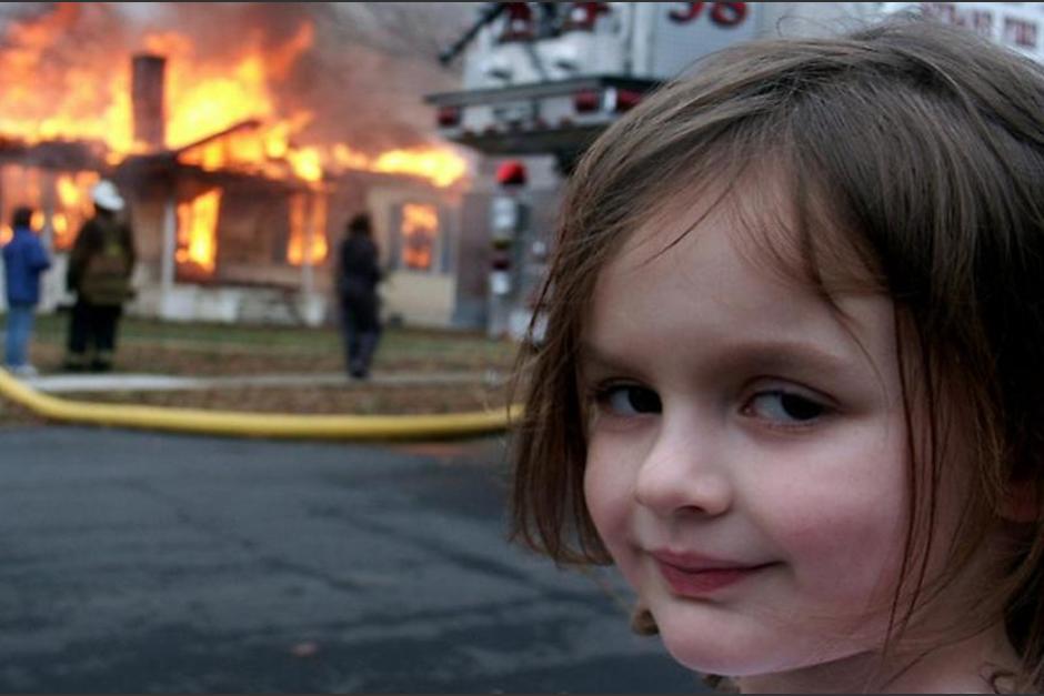 Ni&ntilde;a diab&oacute;lica (Foto: Twitter)