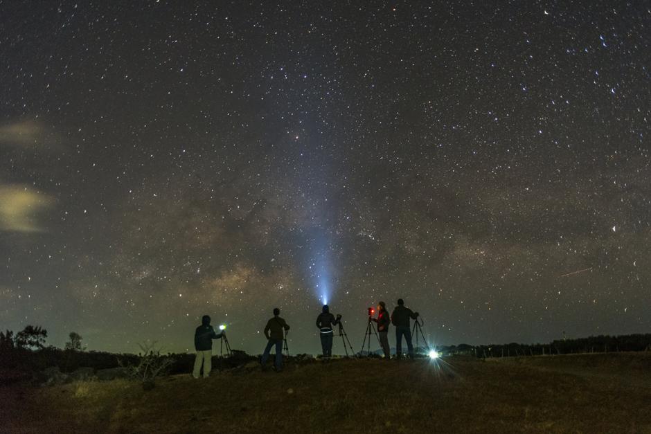 Esta impresionante fotografía de la Vía Láctea cautivó a miles de guatemaltecos. (Foto: David Rojas)