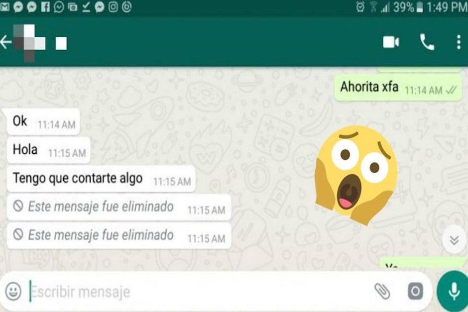 Para leer los mensajes eliminados de WhatsApp debes usar una aplicación (Foto: El Heraldo)