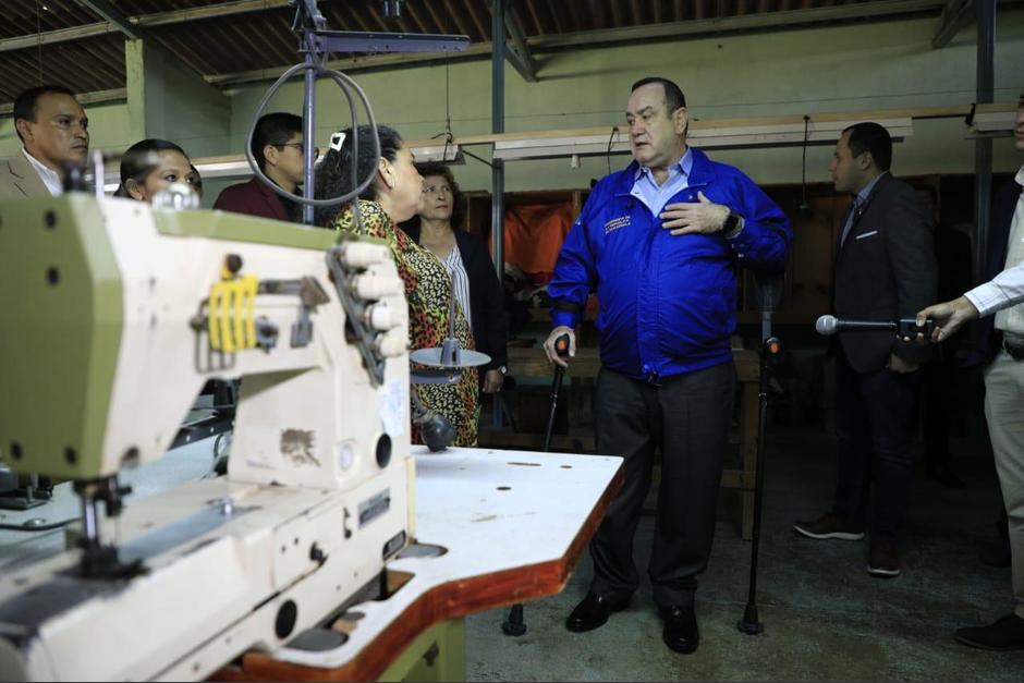 El presidente visitó la cárcel para mujeres COF. (Foto: SCSP)