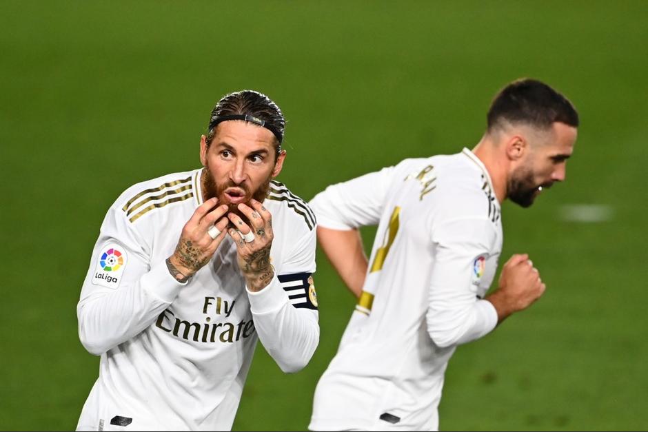 Sergio Ramos y Dani Carvajal fueron los protagonistas del triunfo del Real Madrid ante un aguerrido Getafe. (Foto: AFP)