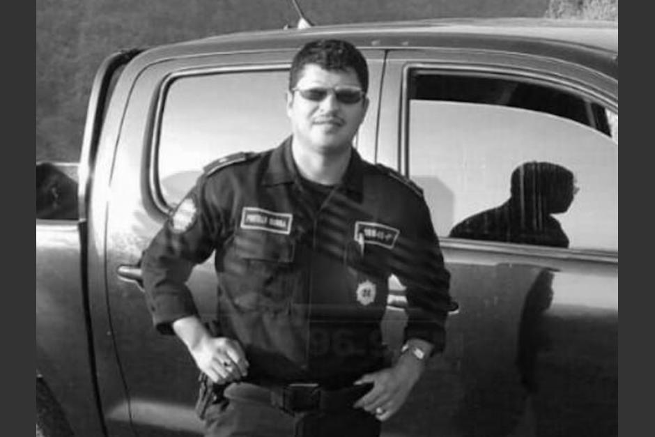 Jefe de la Comisaría de Sololá, Marcelino Portillo, falleció víctima del Covid-19. (Foto: Facebook)
