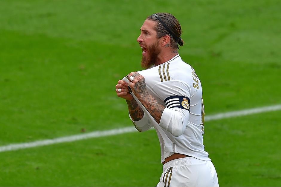 Sergio Ramos volvi&oacute; a vestirse de h&eacute;roe ante un aguerrido Athletic de Bilbao que puso en aprietos a los Merengues. (Foto: AFP)