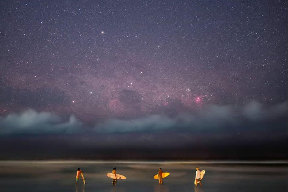La captura en el Pared&oacute;n, Sipacate, deslumbr&oacute; en la competencia mundial de fotograf&iacute;a. (Foto: Instagram/Pinceladas Nocturnas)