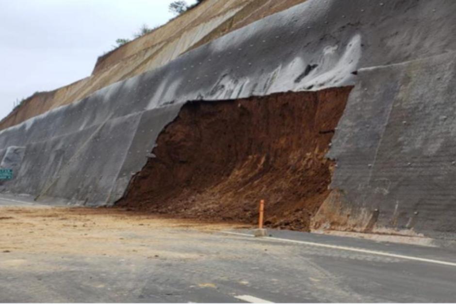La construcción del Libramiento de Chimaltengo se realizó de mala calidad. (Foto: MP)&nbsp;