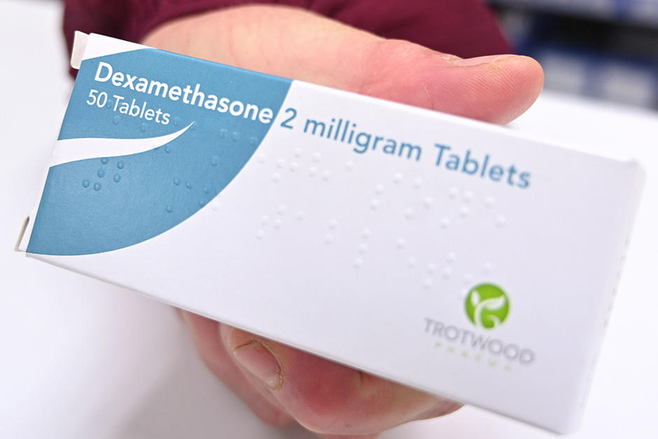 Guatemala utiliza la dexametasona en pacientes que necesitan oxígeno, en el Parque de la Industria y otros hospitales de la red nacional. (Foto: AFP)