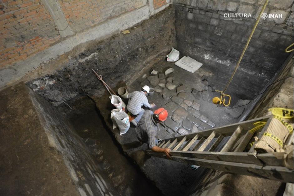 Los arque&oacute;logos han sorprendido con este hallazgo debajo de la residencia de Hern&aacute;n Cort&eacute;s en la Ciudad de M&eacute;xico. (Foto: INAH)