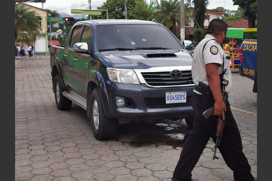 El alcalde de Teculután, Zacapa, Rubén Paredes, fue víctima de un ataque armado. (Foto: Bomberos Voluntarios)