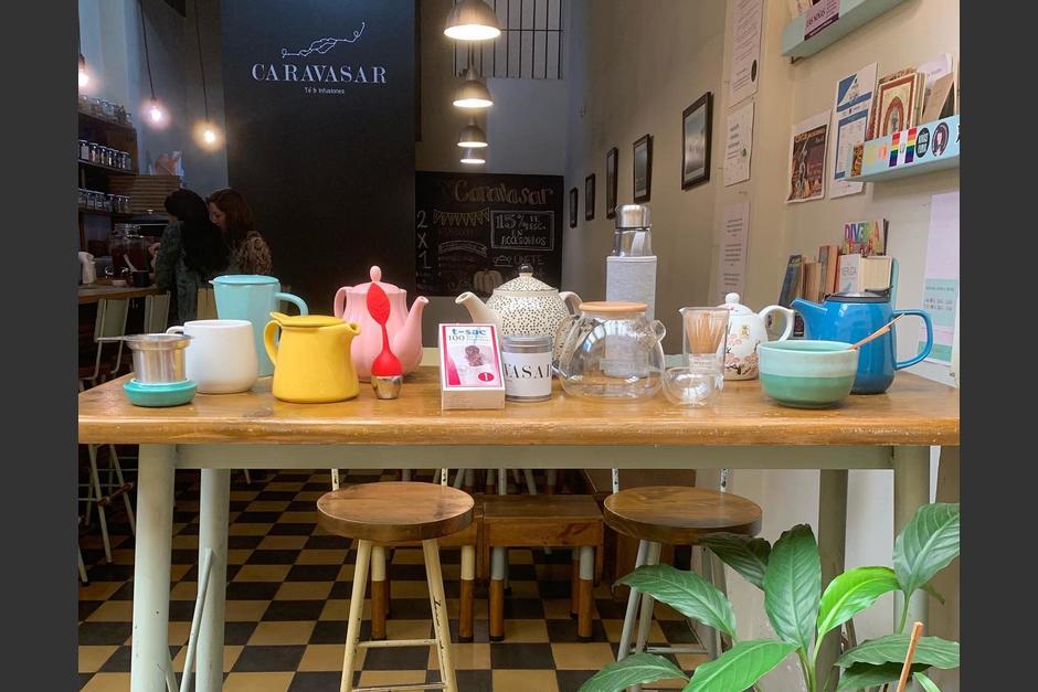 La sala de t&eacute;, Caravasar, oper&oacute; durante varios a&ntilde;os en el interior del Pasaje Rubio. (Foto: Caravasar)