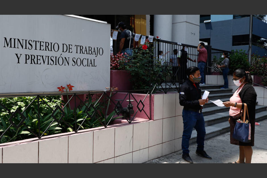 El Ministerio de Trabajo reportó un caso de Covid-19 en uno de sus colaboradores. (Foto: Archivo/Soy502)